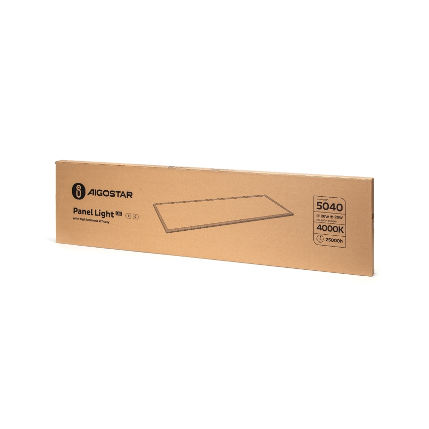Aigostar - LED-paneel voor verlaagd plafond / 28W / 230V / 120x30 cm / 4000K
