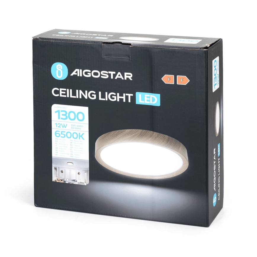Aigostar - LED Plafondlamp LED/12W/230V 6500K diameter 26,3 cm