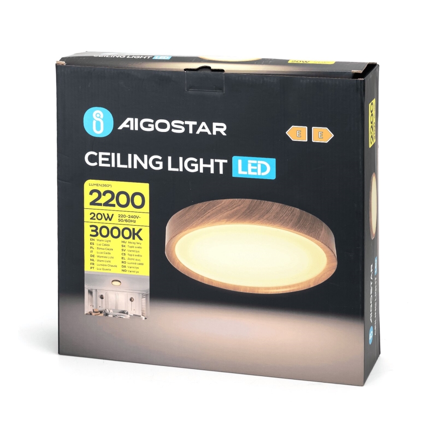 Aigostar - LED Plafondlamp LED/20W/230V 3000K diameter 33,7 cm