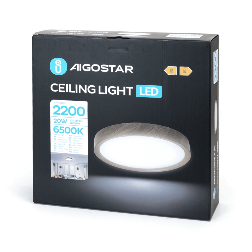 Aigostar - LED Plafondlamp LED/20W/230V 6500K diameter 33,7 cm