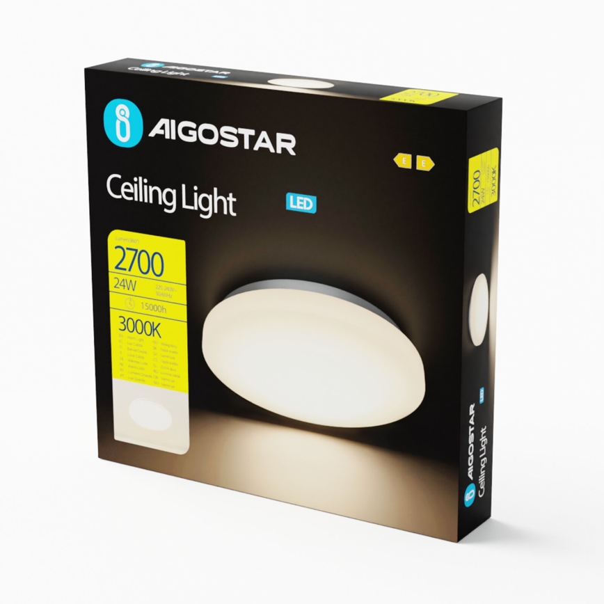 Aigostar - LED Plafondlamp LED/24W/230V 3000K