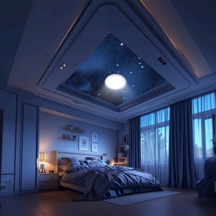 Aigostar - MESH dimbare LED-plafondlamp 36W/230V 3000-6500K Ø 49,5 cm + afstandsbediening