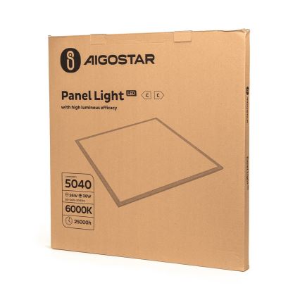 Aigostar - LED-Plafondpaneel LED/28W/230V 60x60 cm 6000K