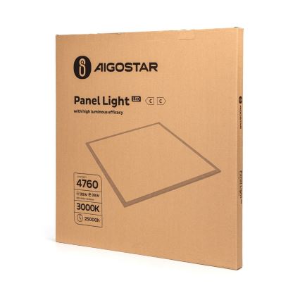 Aigostar - LED-Plafondpaneel LED/28W/230V 62x62 cm 3000K