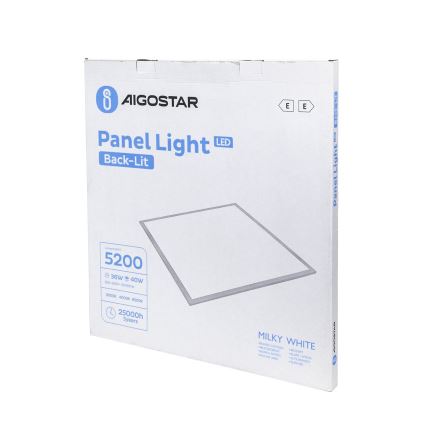 Aigostar - LED-Plafondpaneel LED/40W/230V 3000K/4000K/6500K 60x60cm wit