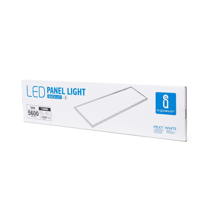 Aigostar - LED-Plafondpaneel LED/50W/230V 6500K 120x30cm wit