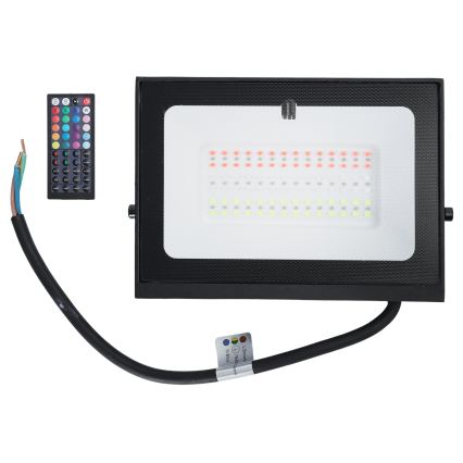 Aigostar - LED RGB dimbare schijnwerper LED/50W/230V IP65 + afstandsbediening