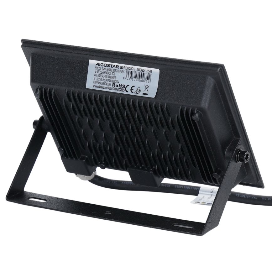 Aigostar - LED RGB dimbare schijnwerper LED/50W/230V IP65 + afstandsbediening