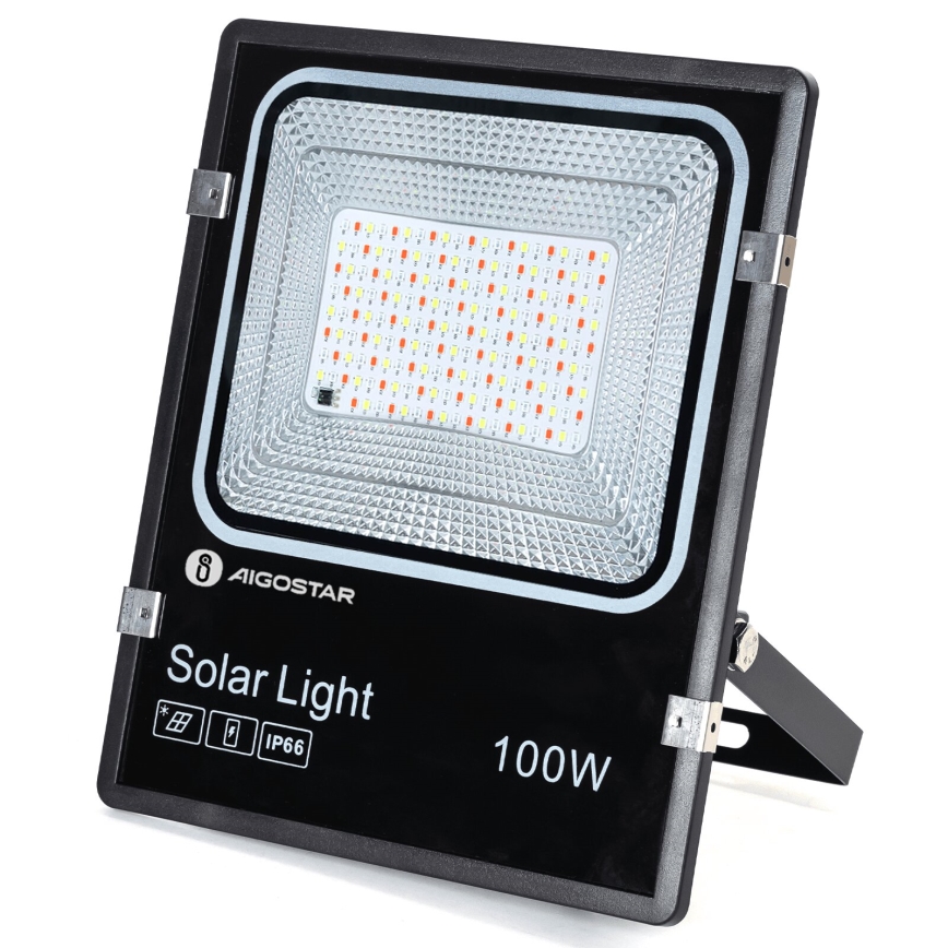 Aigostar - LED RGB Dimbare zonne-schijnwerper LED/100W/3,2V IP66 + afstandsbediening