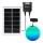 Aigostar - LED RGB Dimbare zonnekroonluchter MESH LED/20W/3,7V 4000 mAh 2700K-6500K IP65 diameter 20 cm