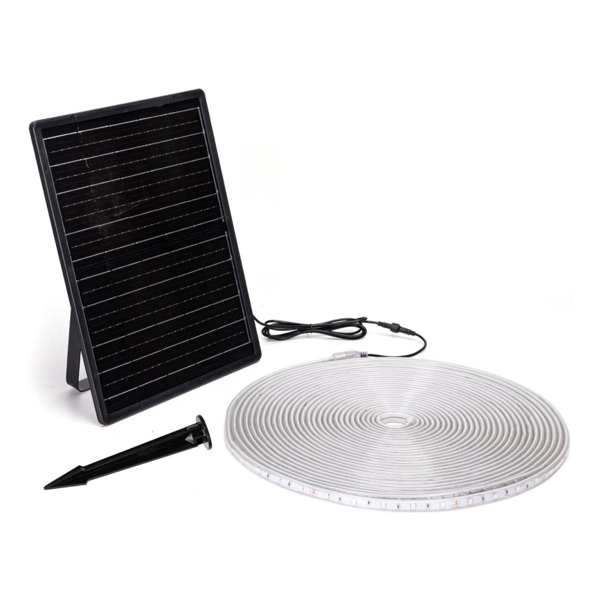 Aigostar - LED RGB Dimbare zonnestrip LED/20W/3,2V 20 m IP65 20000 mAh + afstandsbediening