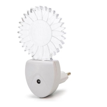 Aigostar - LED RGB nachtlampje met sensor LED/0,5W/230V zon