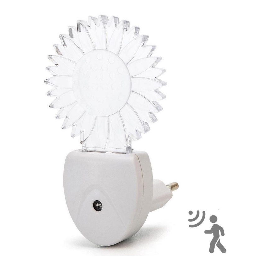 Aigostar - LED RGB Nachtlampje met sensor LED/0,5W/230V zonlicht