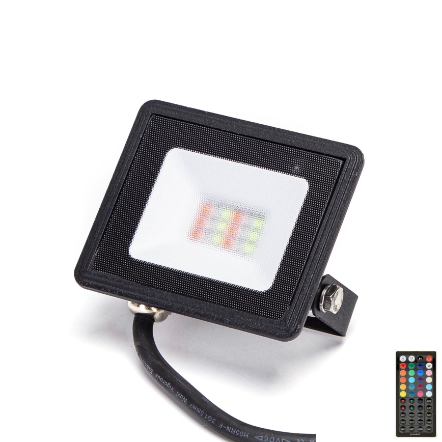 Aigostar - LED RGB Schijnwerper LED/10W/230V IP65 + afstandsbediening