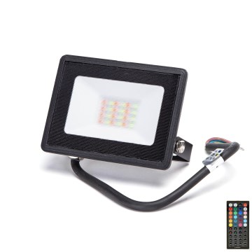 Aigostar - LED RGB Schijnwerper LED/20W/230V IP65 + afstandsbediening