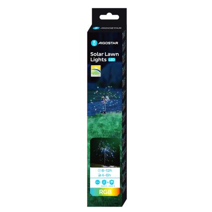 Aigostar - LED RGB Solarverlichting LED/0,03W/1,2V IP44