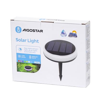 Aigostar - LED RGB Solarverlichting LED/0,6W/3,7V IP65