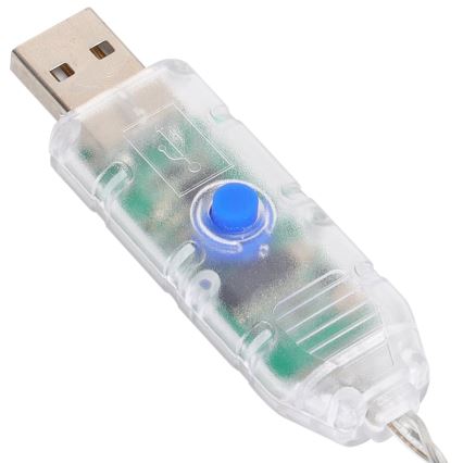 Aigostar - LED RGBIC decoratieve lichtslinger 50xLED/5W/USB 10 m meerkleurig