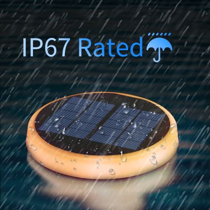 Aigostar - LED RGBIC Solar lamp LED/0,6W/3,7V IP65