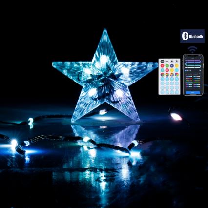 Aigostar - LED RGBICW slimme buiten kerstverlichting MESH 100×LED 10 m IP44 + afstandsbediening
