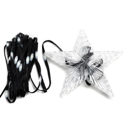 Aigostar - LED RGBICW slimme buiten kerstlichtsnoer MESH 50xLED 5m IP44 + afstandsbediening