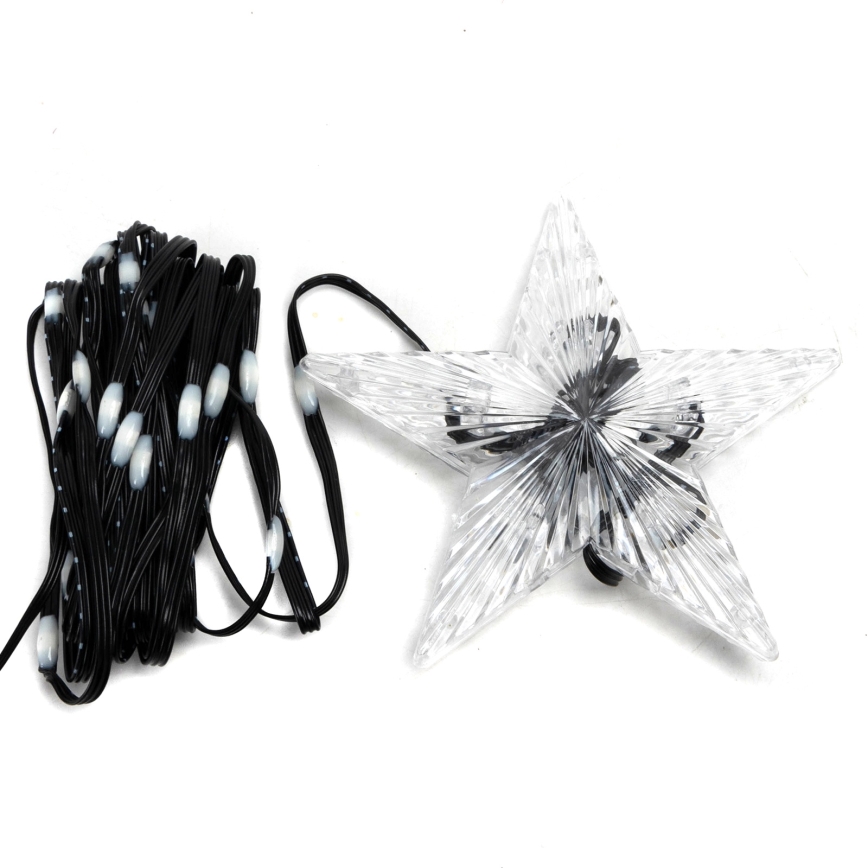 Aigostar - LED RGBICW slimme buiten kerstlichtsnoer MESH 50xLED 5m IP44 + afstandsbediening
