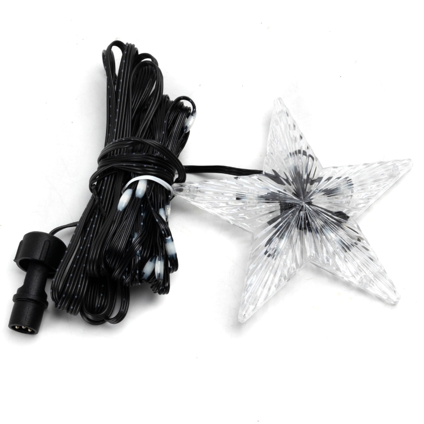 Aigostar - LED RGBICW slimme buiten kerstlichtsnoer MESH 50xLED 5m IP44 + afstandsbediening