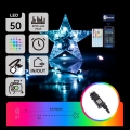 Aigostar - LED RGBICW slimme buiten kerstlichtsnoer MESH 50xLED 5m IP44 + afstandsbediening