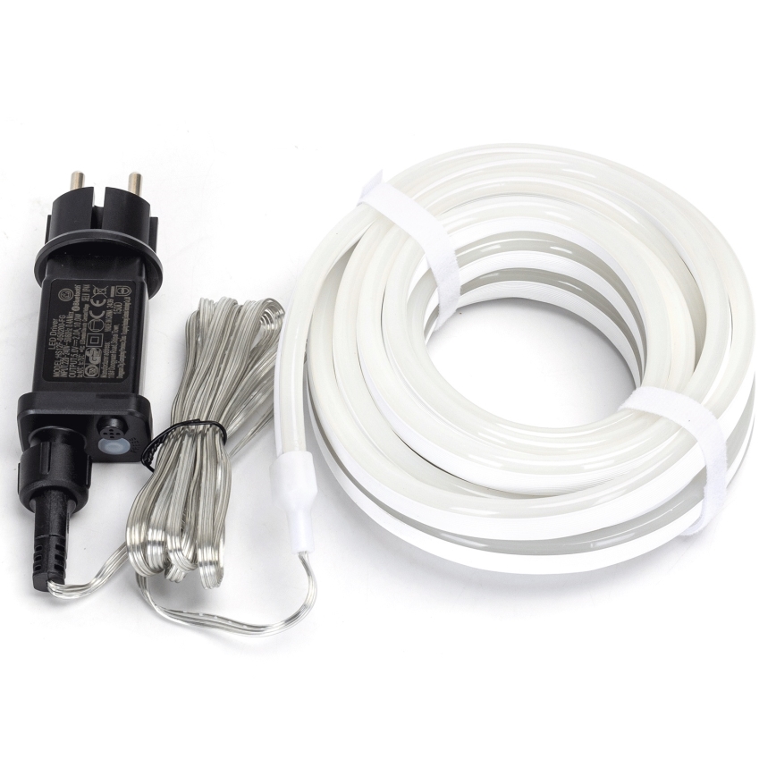 Aigostar - LED RGBICW Slim buitenlichtsnoer MESH 90xLED 3m IP44 + afstandsbediening