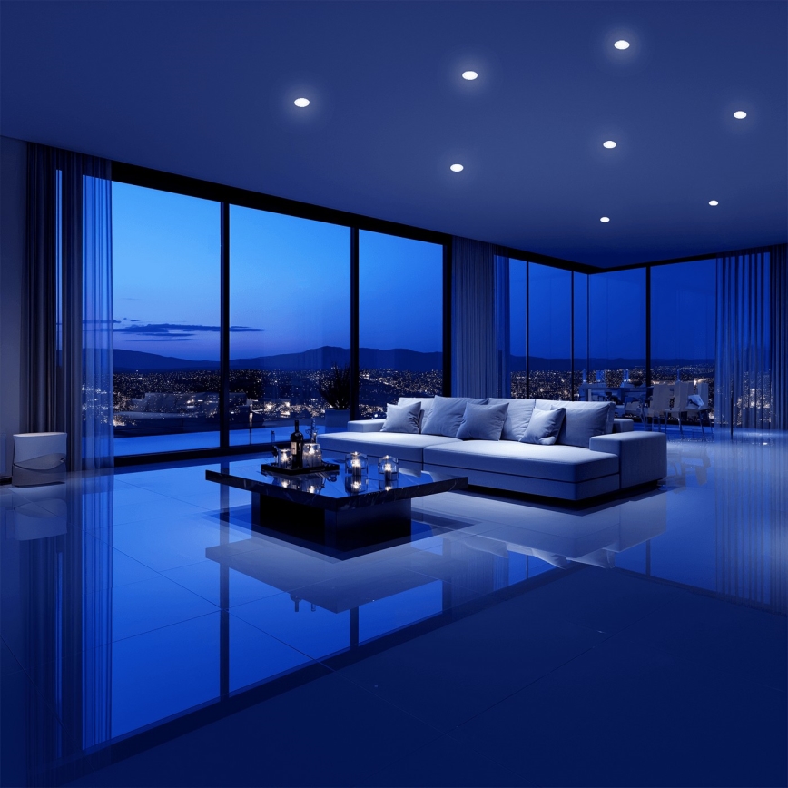 Aigostar - LED RGBW Dimbare en hangende badkamer verlichting MESH Smart LED/9W/230V 2700-6500K IP44