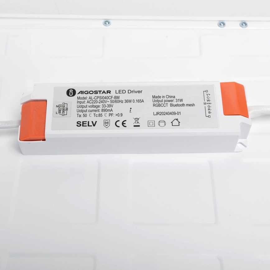 Aigostar - LED RGBW Dimbaar inbouwpaneel MESH LED/36W/230V 2700-6500K 120x30 cm