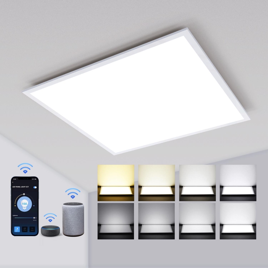 Aigostar - LED RGBW Dimbaar inbouwpaneel MESH LED/36W/230V 60x60 cm