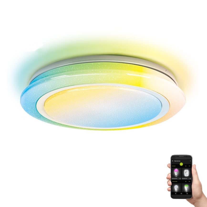 Aigostar - LED RGBW Dimbare badkamer lamp LED/27W/230V 40 cm Wi-Fi IP44