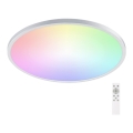 Aigostar - LED RGBW Dimbare badkamer plafondlamp LED/24W/230V 3000-6500K diameter 42 cm IP44 + afstandsbediening