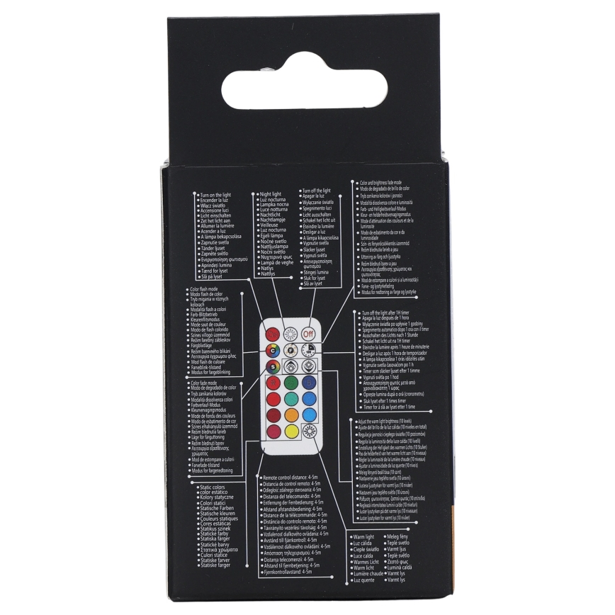 Aigostar - Dimbare LED RGBW GU10-lamp 6W/230V 3000K + afstandsbediening