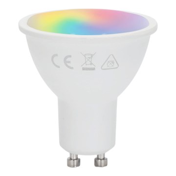 Aigostar - LED RGBW dimbare lamp GU10/6W/230V 3000K + afstandsbediening