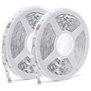 Aigostar - LED RGBW dimbare LED-strip/48W/12V 2x7,5 m Wi-Fi
