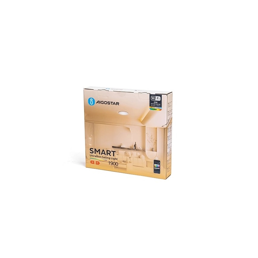 Aigostar - LED RGBW Dimbare plafondlamp LED/22W/230V 2700-6500K Wi-Fi