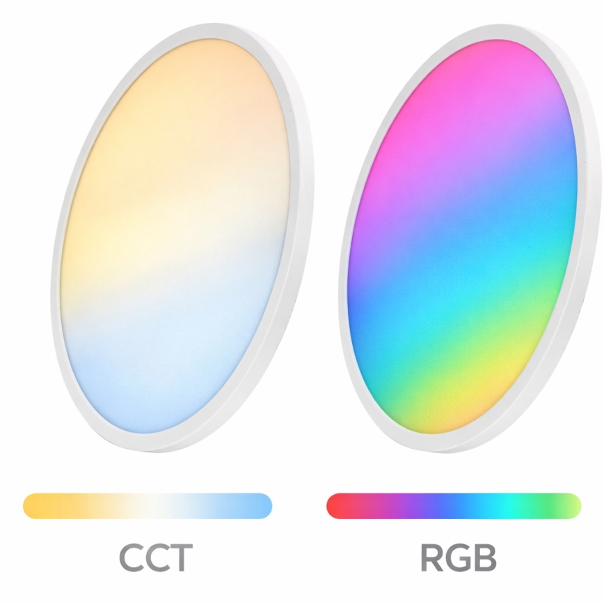 Aigostar - LED RGBW dimbare plafondlamp MESH LED/24W/230V 3000-6500K wit + afstandsbediening