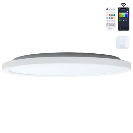 Aigostar - LED RGBW dimbare plafondlamp MESH LED/24W/230V 3000-6500K wit + afstandsbediening
