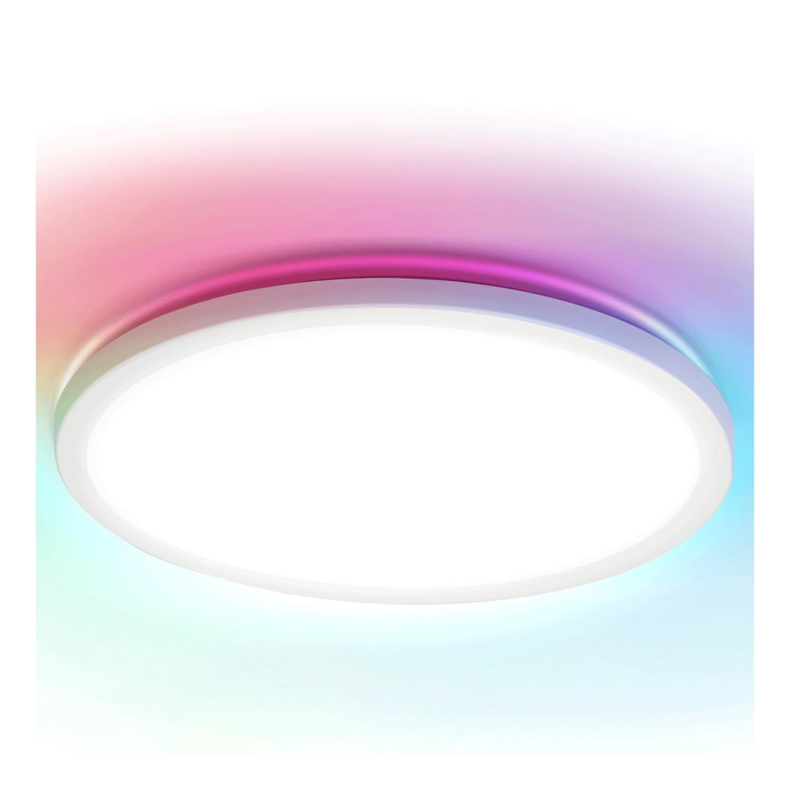 Aigostar - LED RGBW Dimbare plafondlamp MESH LED/36W/230V 3000-6500K wit + afstandsbediening