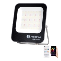Aigostar - LED RGBW Dimbare schijnwerper MESH Smart LED/30W/230V 6500K IP65 + afstandsbediening
