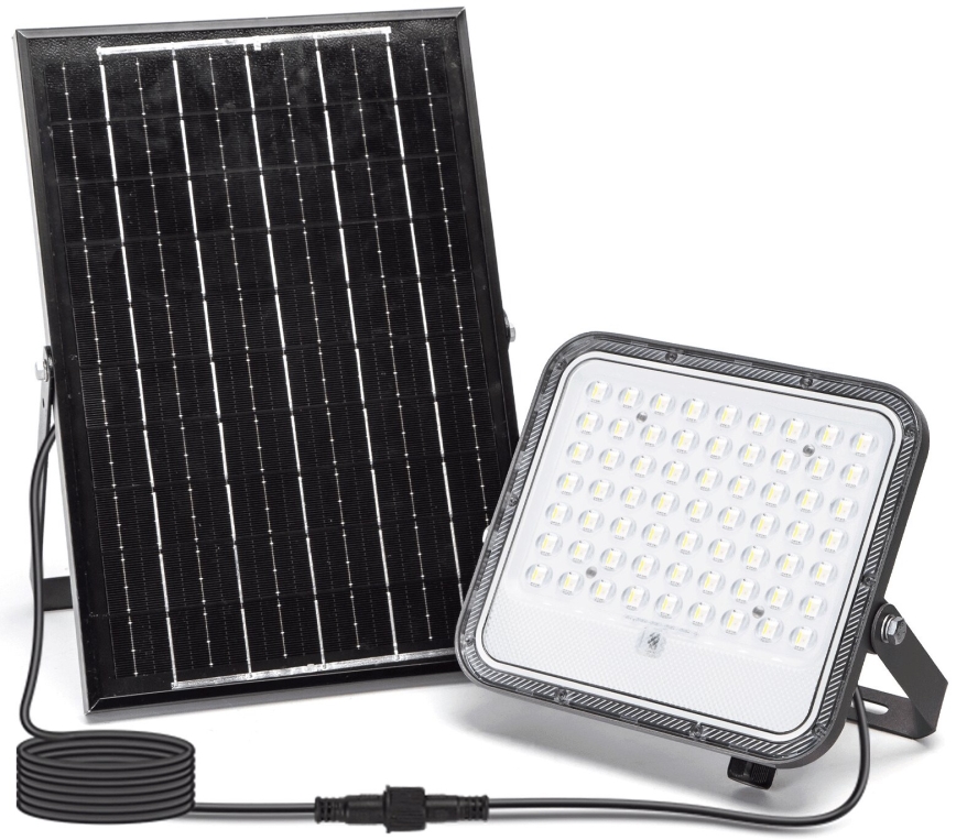 Aigostar - LED RGBW Dimbare zonne-schijnwerper LED/100W/3,4V IP66 8000 mAh + afstandsbediening