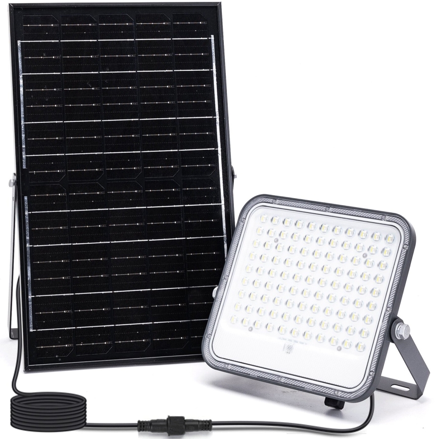 Aigostar - LED RGBW Dimbare zonne-schijnwerper LED/150W/3,4V IP66 12000 mAh + afstandsbediening