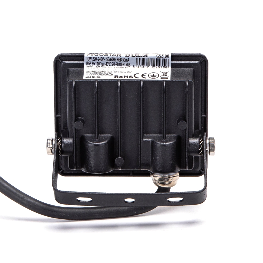 Aigostar - Dimbare LED RGBW-schijnwerper LED/10W/230V IP65 + afstandsbediening