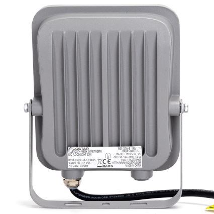 Aigostar - LED RGBW Dimbare schijnwerper MESH Smart LED/20W/230V 6500K IP65 + afstandsbediening