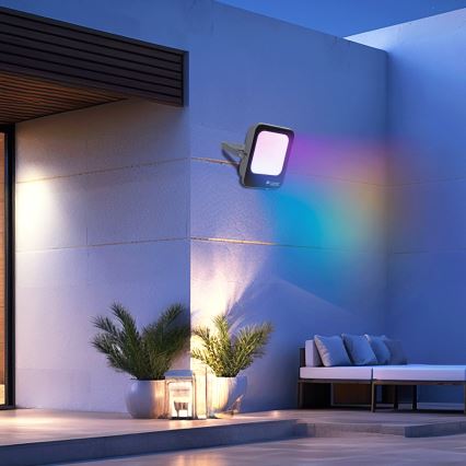 Aigostar - LED RGBW Dimbare schijnwerper MESH Smart LED/30W/230V 6500K IP65 + afstandsbediening