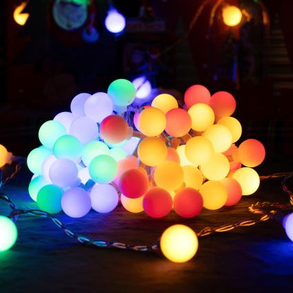 Aigostar - LED Buitendecoratieve slinger 50xLED/8 functies 5 m IP44 meerkleurig