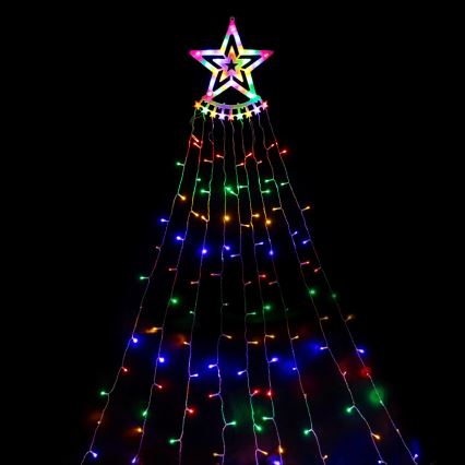 Aigostar - LED buiten kerstverlichting 350 LEDs 3,5 m IP44 meerkleurig