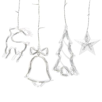 Aigostar - LED RGBY lichtsnoer voor buiten, 120 LED / 8 functies, 3 x 0,6 m, IP44, multicolor + afstandsbediening